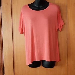 Azules 0range top with back gather